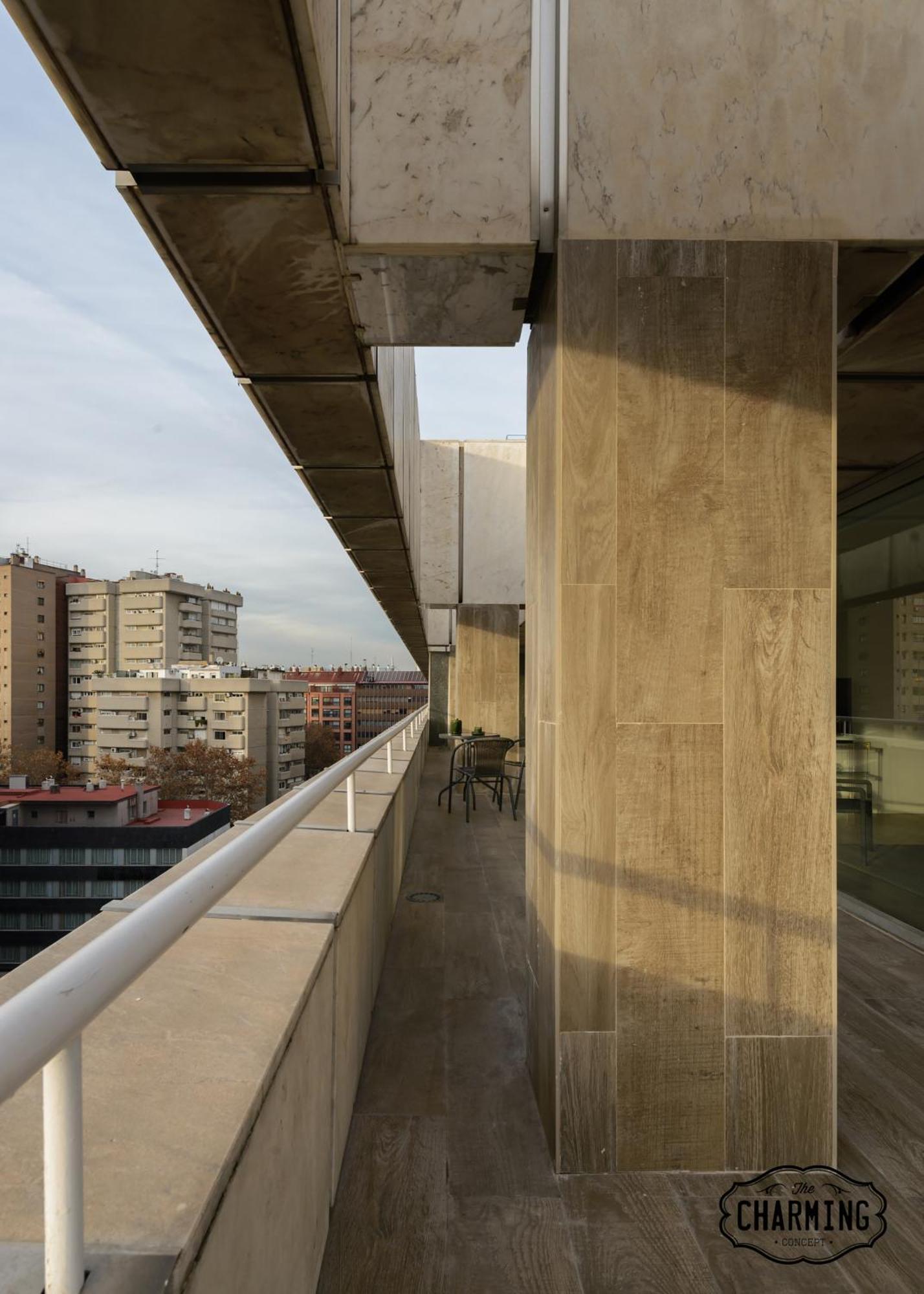 马德里Charming Eurobuilding 2 Terrace Exclusive - Plaza De Parking公寓 外观 照片