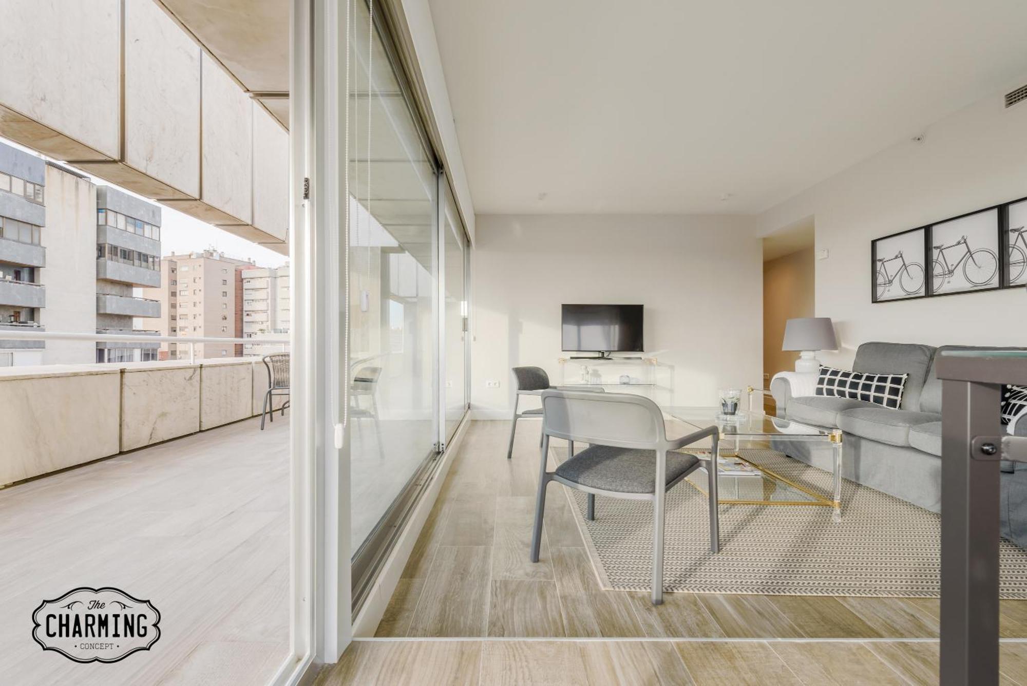 马德里Charming Eurobuilding 2 Terrace Exclusive - Plaza De Parking公寓 外观 照片